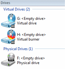 vcdcenterViewDrives